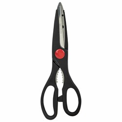 Ножницы кухонные DASWERK (ДАСВЕРК), 210 мм, с орехоколом, зазубренные, 608905 - фото 16567577