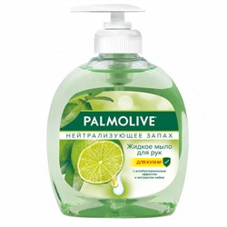 Мыло жидкое с антибактериальным эффектом 300 мл PALMOLIVE "Нейтрализатор запаха", дозатор, 8714789338422 - фото 16567610