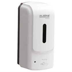 Дозатор для жидкого мыла-пены LAIMA PROFESSIONAL SUPER, НАЛИВНОЙ, СЕНСОРНЫЙ, 1 л, белый, ABS-пластик, 609502 - фото 16567721