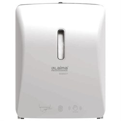 Диспенсер для полотенец в рулонах LAIMA PROFESSIONAL SUPER (H1), СЕНСОРНЫЙ, белый, ABS-пластик, 609507 - фото 16567723