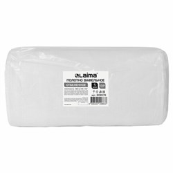 Полотно ВАФЕЛЬНОЕ отбеленное, рулон 0,45х60 м, в пакете, плотность 160 (±10) г/м2, LAIMA, 609576 - фото 16567736