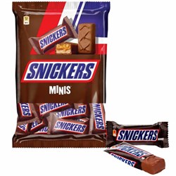 Батончики шоколадные мини SNICKERS "Minis", 180 г, 2264 - фото 16567830