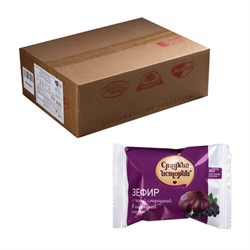 Зефир СЛАДКИЕ ИСТОРИИ с черной смородиной в шоколадной глазури, гофрокороб 2 кг, РФ19054 - фото 16567840