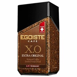Кофе молотый в растворимом EGOISTE "X.O", 100 г, стеклянная банка, сублимированный, ШВЕЙЦАРИЯ, EG10009008 - фото 16567905