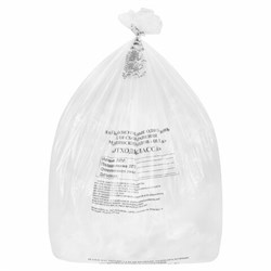 Пакеты для медицинских отходов КОМПЛЕКТ 100 шт., класс А (белые) 60 л, 70х80 см, 12 мкм, ПТП "Киль" - фото 16568069