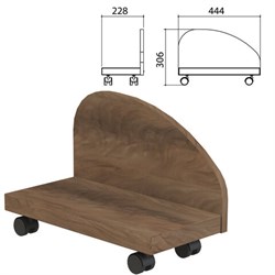 Подставка под системный блок "Приоритет", 228х444х306 мм, лагос, К-929, К-929 лагос - фото 16568174