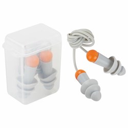 Беруши многоразовые со шнурком в контейнере SNR 33 дБ, 1 пара, JETA SAFETY, JEM31 Sonido Max - фото 16568779