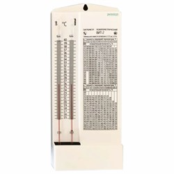 Гигрометр психрометрический ВИТ-2 с поверкой РФ, диапазон: от +15 до +40 °С, ПТЗ - фото 16568824