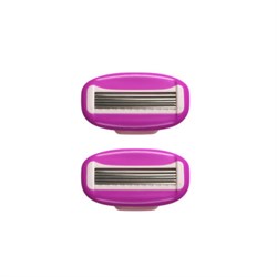 Кассеты для бритвенного станка многоразового женского, 5 лезвий, 2 кассеты, X-ONE, 700022 - фото 16568863