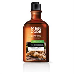 Шампунь для волос укрепляющий 300 мл, MEN CODE "MEN NATURE", 10561 - фото 16569040