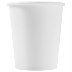 Стакан одноразовый бумажный 250/280 мл, D 80 мм, КОМПЛЕКТ 50 шт., однослойный, белый, холодное/горячее, ФОРМАЦИЯ, HB80-280-0000 - фото 16569045