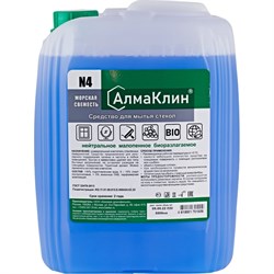 Нейтральное моющее средство для стёкол ООО "БАЗОВАЯ ДЕЗИНФЕКЦИЯ" АлмаКлин N4 - фото 16575574