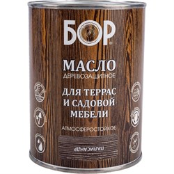 Деревозащитное масло для террас и садовой мебели БОР 4690417074198 - фото 16576861