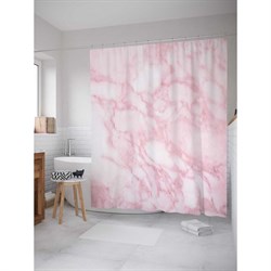 Штора-занавеска для ванной JoyArty Детские игрушечные лошадки - качалки - фото 16578126