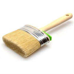 Элипсная кисть для работ с дисперсионными, латексными, фасадными красками дер. ручка Лазурный берег КЭ-80 - фото 16578953