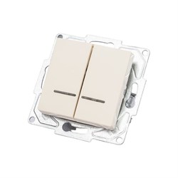 2-клавишный выключатель GUNSAN Eqona - фото 16579331