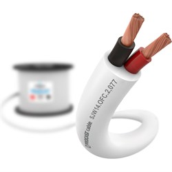 Акустический кабель PROCAST cable SJW 14.OFC.2,077.15 14AWG 2x2,077мм2, PVC, белый, 15 м - фото 16580016