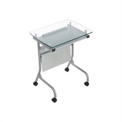 Компьютерный стол Woodville Riko серый - фото 16580243