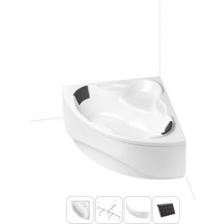 Угловая акриловая ванна Lavinia Boho Elegant - фото 16580999