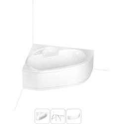 Угловая акриловая ванна Lavinia Boho Bell Pro - фото 16581008