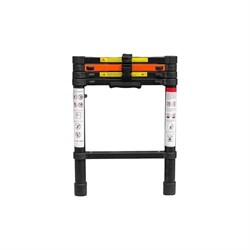 Телескопическая алюминиевая бытовая лестница ROCKFORCE RF-UP140 - фото 16581195