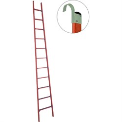 Стеклопластиковая приставная диэлектрическая лестница Антиток ЛСПД-4.0 Е К - фото 16583135