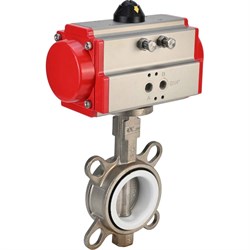 Дисковый затвор DN.ru 316L-316L-PTFE - фото 16583856