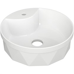 Круглая накладная раковина Bauedge BAU Element Cristal D40 - фото 16584343