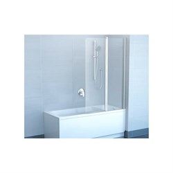 Двухэлементная перегородка-шторка на борт ванны Ravak CVS2-100 - фото 16584811