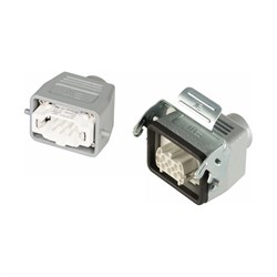 Прямоугольный промышленный разъем Mete Enerji H6E-BM-BZF - фото 16585018