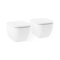 Подвесной безободковый унитаз Lavinia Boho One Rimless - фото 16586108