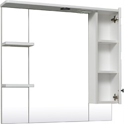 Правый зеркальный шкаф Runo Турин 85 - фото 16586187