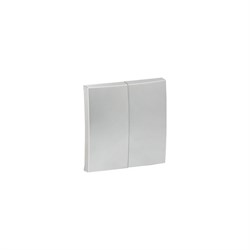 Лицевая панель 2-клавишного проходного выключателя EKF PROxima Валенсия - фото 16586271