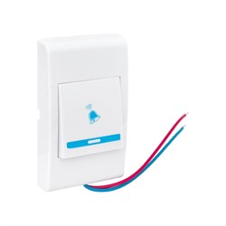 Кнопка проводного звонка EKF TZ-1-002 - фото 16587122