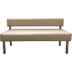 Трехместная секция дивана Мягкий Офис бежевая - фото 16587313