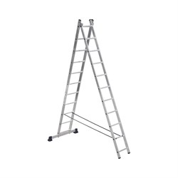 Двухсекционная алюминиевая лестница SevenBerg 920211 - фото 16588003