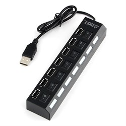 Концентратор Gembird UHB-U2P7-02 - фото 16588351