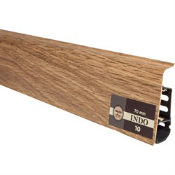 Плинтус ARBITON Indo 10 Дуб Бурбон, 2500x70x26 мм - фото 16589517