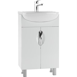 Тумба под умывальник Элегия 50 Айсберг Стандарт - фото 16590587