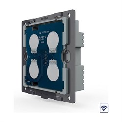 Четырехклавишный сенсорный выключатель LIVOLO VL-C304R-D6 - фото 16590905