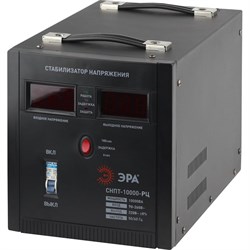 Переносной стабилизатор напряжения ЭРА СНПТ10000РЦ - фото 16593384