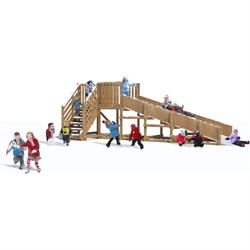 Заливная детская горка MoyDvor Swan-1 - фото 16594073