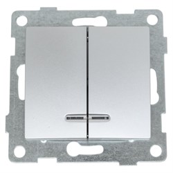 Двухклавишный выключатель GUSI ELECTRIC Bravo - фото 16594842