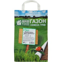 Семена газона Зеленый уголок Травосмесь Гном Стандарт - фото 16595086