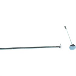 Мебельный оцинкованный болт Саморезик 6х140 DIN603 20 шт. - фото 16596079