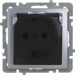 Механизм розетки Nilson Touran/Alegra metallic - фото 16596296