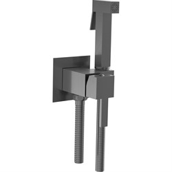 Гигиенический душ со смесителем RGW SP-212-Gr серый браш (смеситель/шланг/гигиенический душ/) - фото 16598003