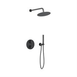 Термостатический встраиваемый двухрежимный душевой комплект VINCEA VSFW-101TMB - фото 16598800