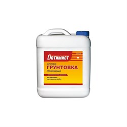 Проникающая акриловая грунтовка для наружных и внутренних работ ОПТИМИСТ G102 - фото 16599176