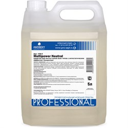 Концентрат для мытья полов всех типов PROSEPT Multipower Neutral - фото 16600001
